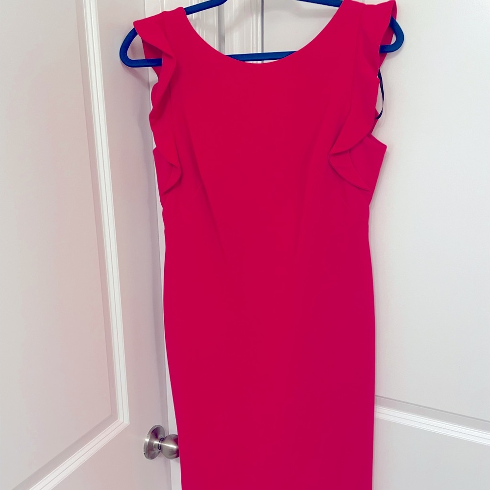 Calvin Klein Shift dress in Hot Pink/Raspberry size 8